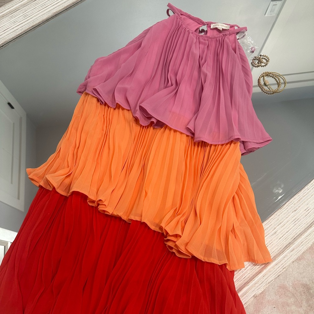 Pink Lily Multi Colored Dress